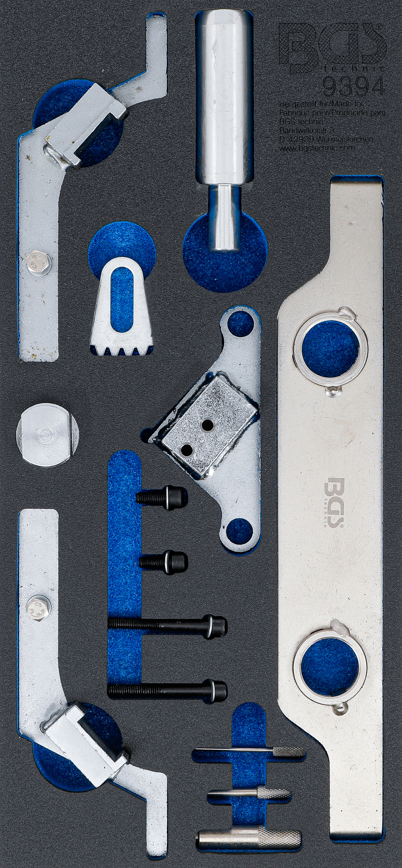 BGS Werkstattwageneinlage 1/3: Motor-Einstellwerkzeug-Satz | für Opel, Saab, Chevrolet 2.0l / 2.4l