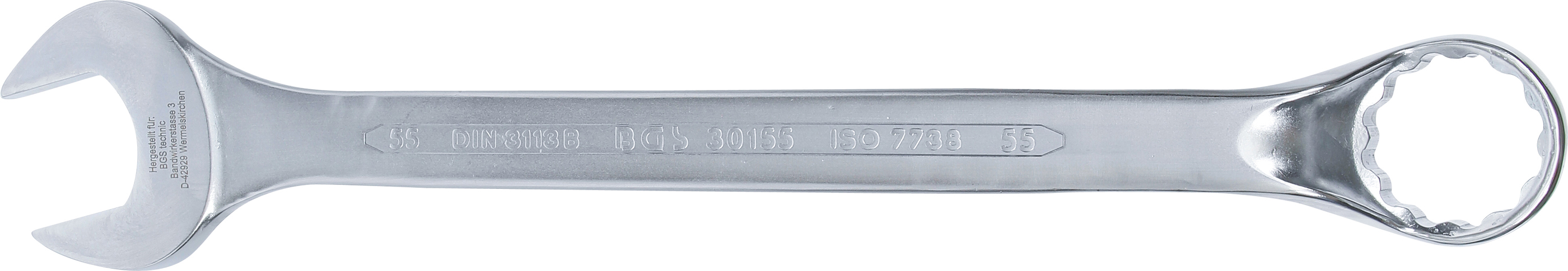 BGS Maul-Ringschlüssel, gekröpft | SW 55 mm