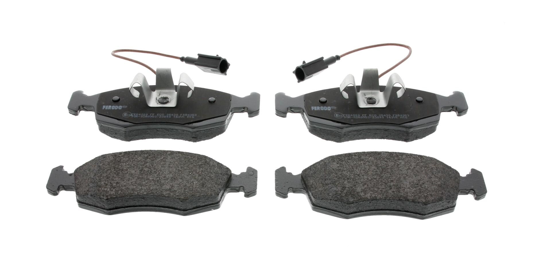 Bremsbelagsatz, Scheibenbremse