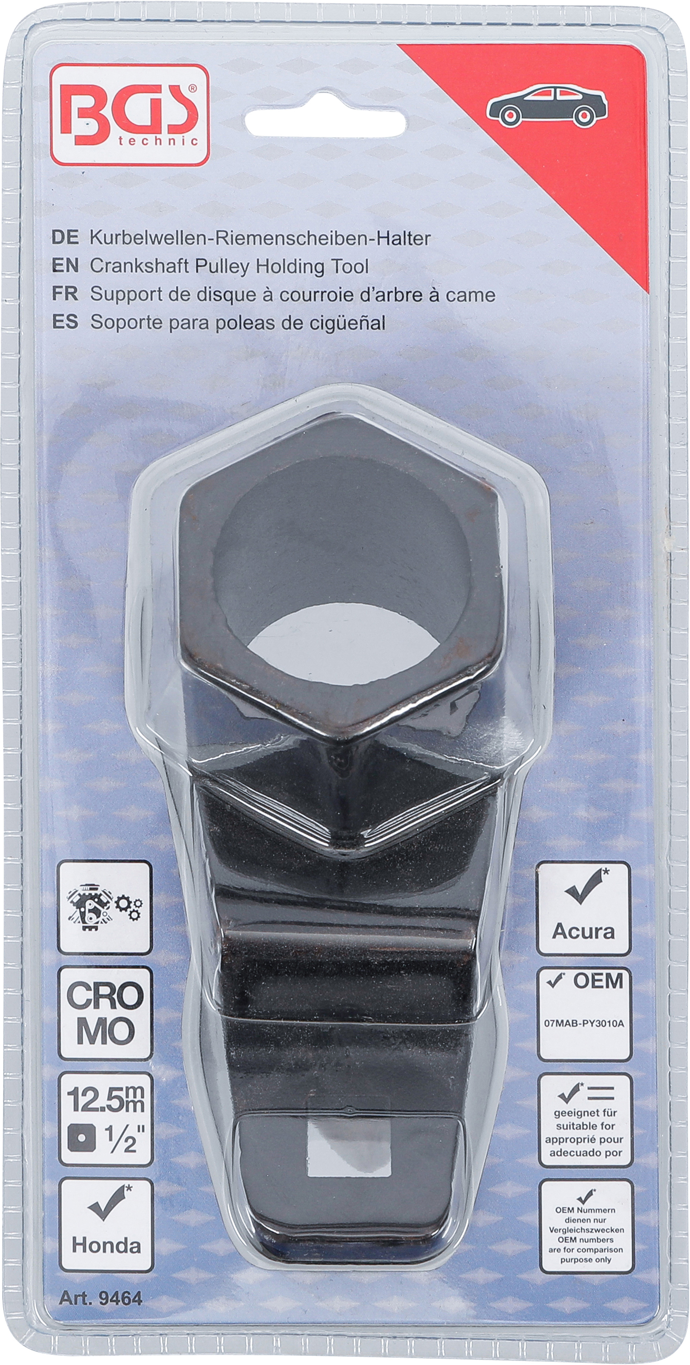 BGS Kurbelwellen-Riemenscheiben-Halter | für Honda & Acura | 50 mm