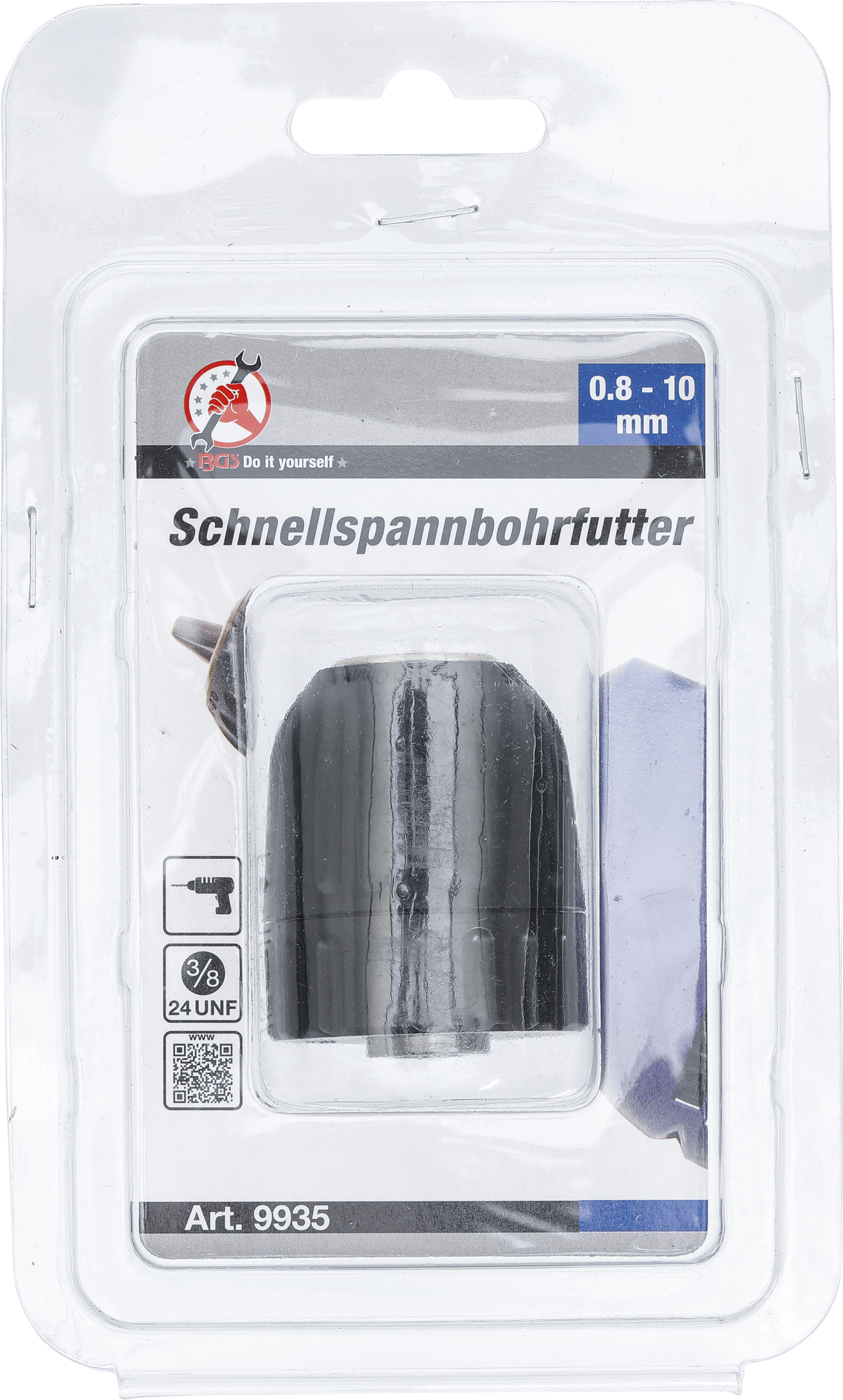 BGS Schnellspannbohrfutter | 0,8 - 10 mm - 3/8" x 24 UNF