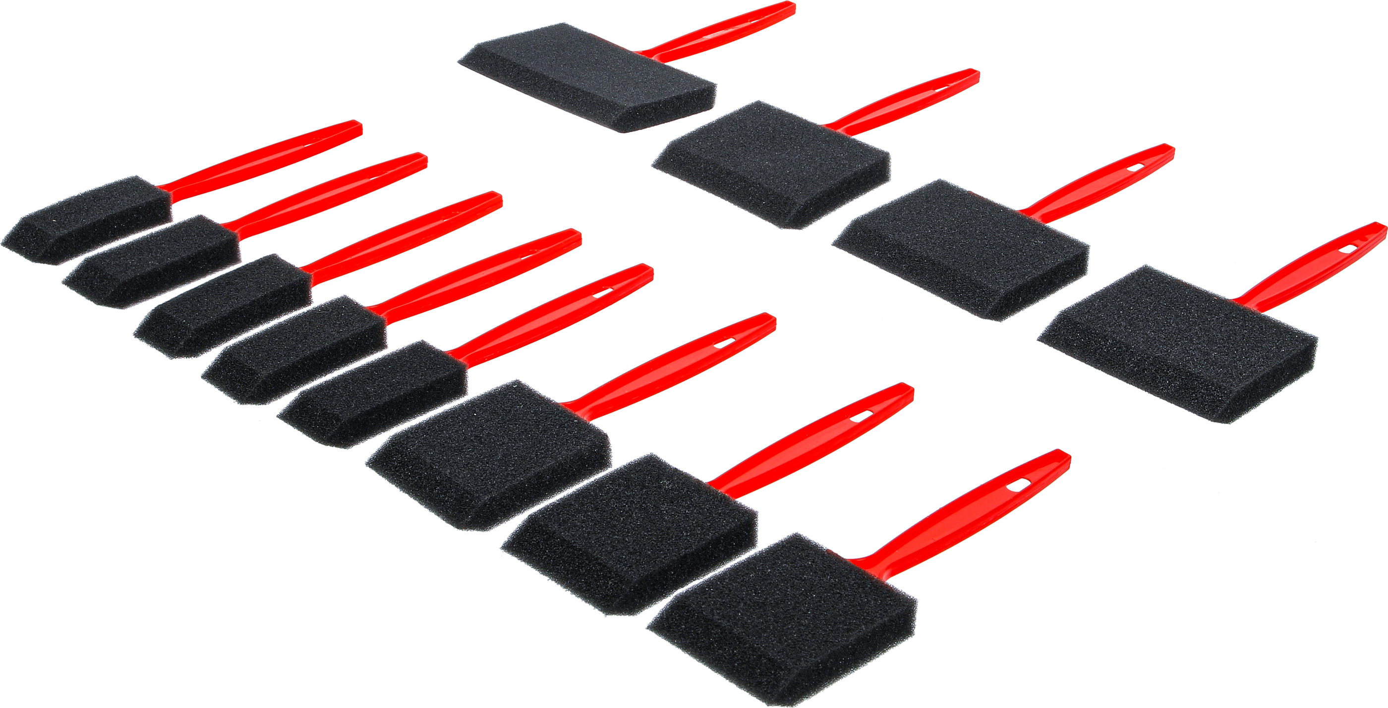 BGS Schaumstoff-/ Schwamm-Pinsel-Satz | 12-tlg.