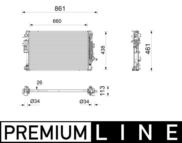 Kühler, Motorkühlung