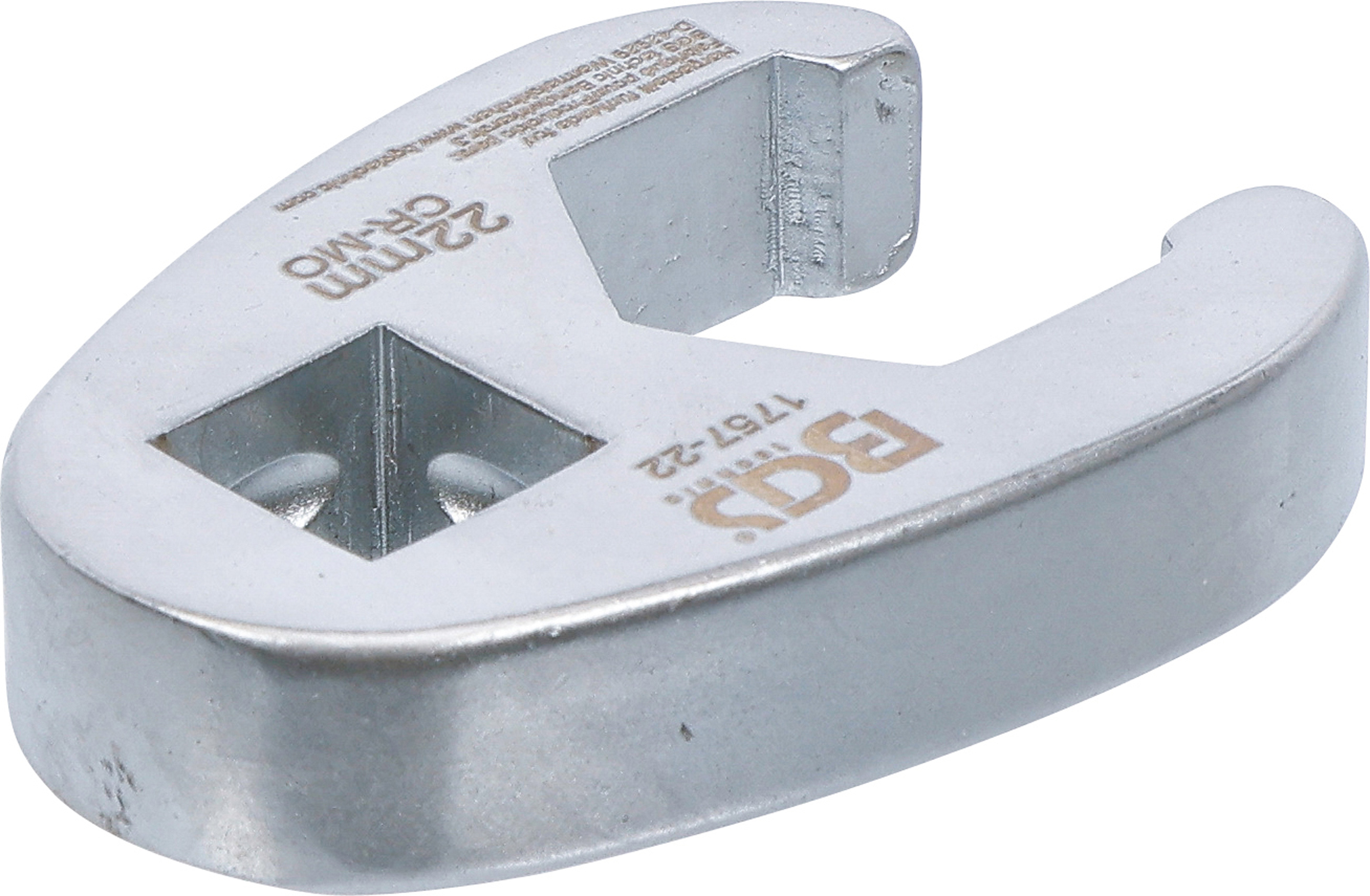 BGS Hahnenfußschlüssel | Antrieb Innenvierkant 12,5 mm (1/2") | SW 22 mm