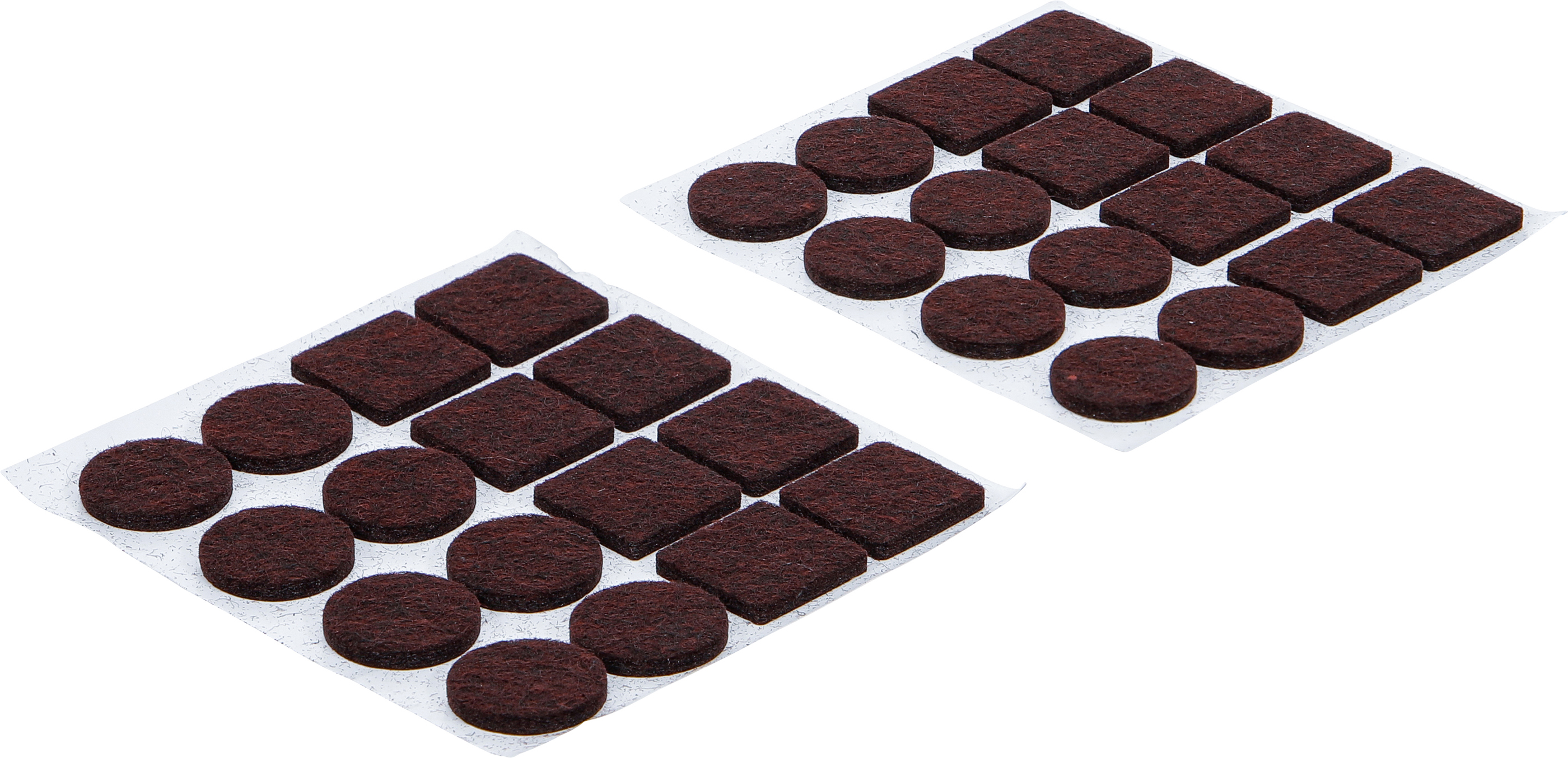 BGS Filzgleiter-Satz | braun | 32-tlg.