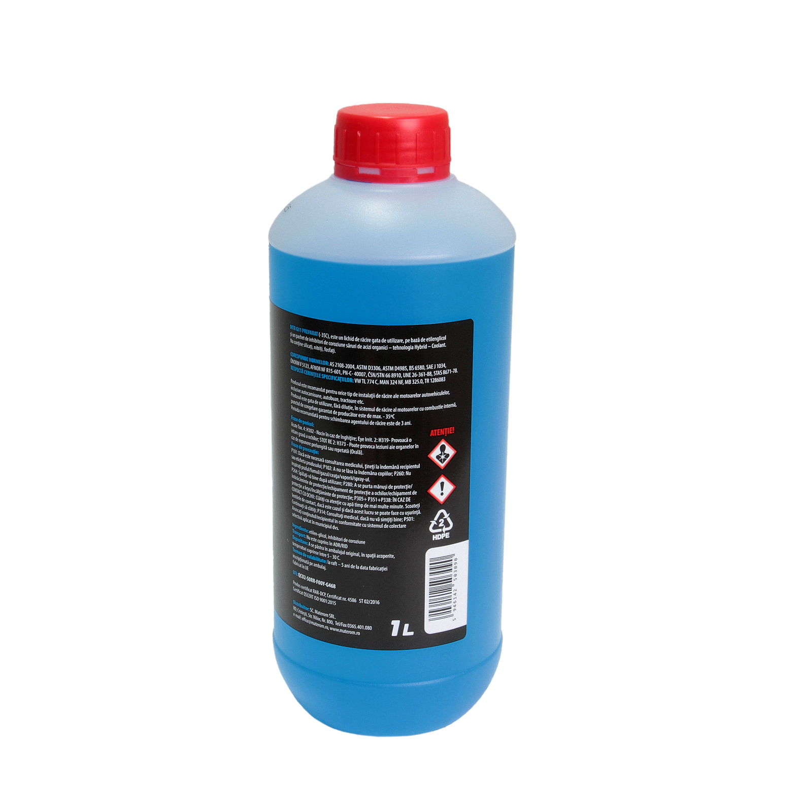 MTR Kühlerfrostschutz Antifreeze Coolant G11 Blau Fertigmischung 1 Liter