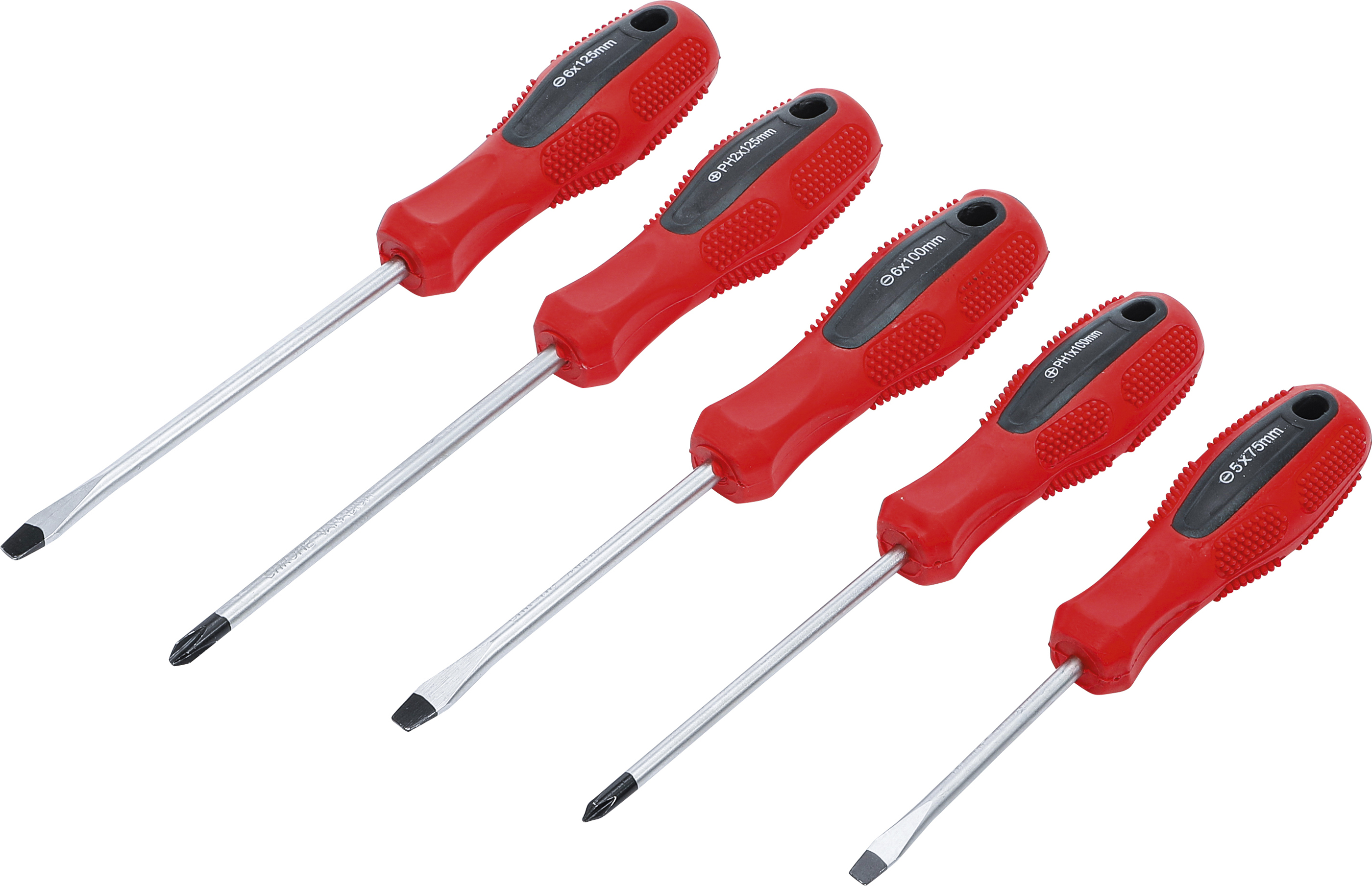 BGS Schraubendreher-Satz | Schlitz / Kreuzschlitz | 5-tlg.