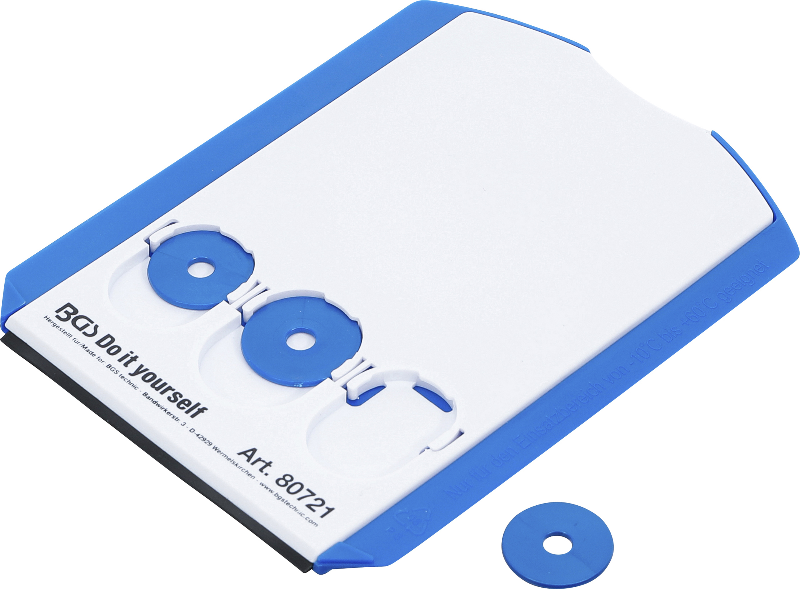 BGS Parkscheibe | mit Eiskratzer / Gummilippe