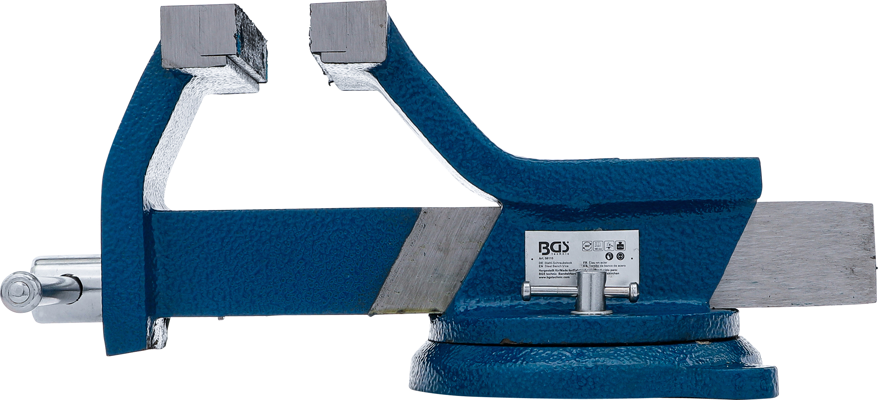 BGS Stahl-Schraubstock | geschmiedet | 150 mm Spannbacken