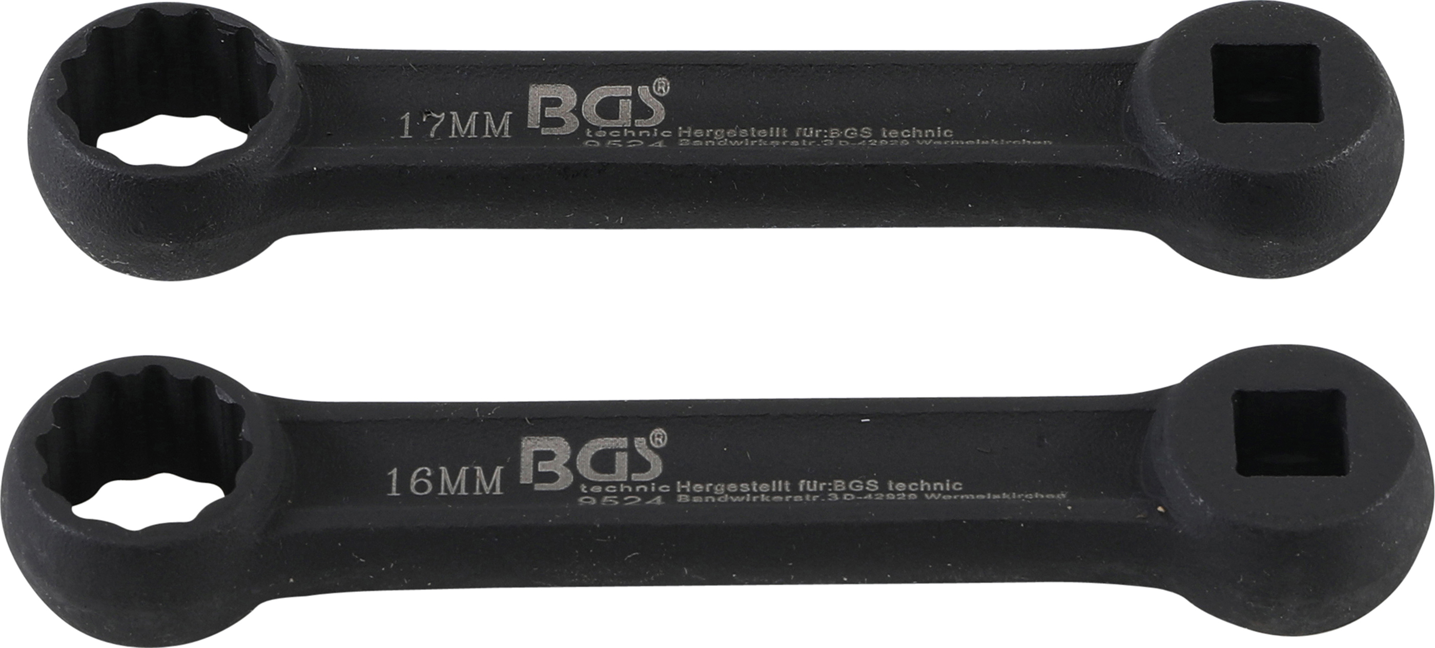 BGS Motorlager Ringschlüssel-Satz | für Mercedes-Benz | 2-tlg.