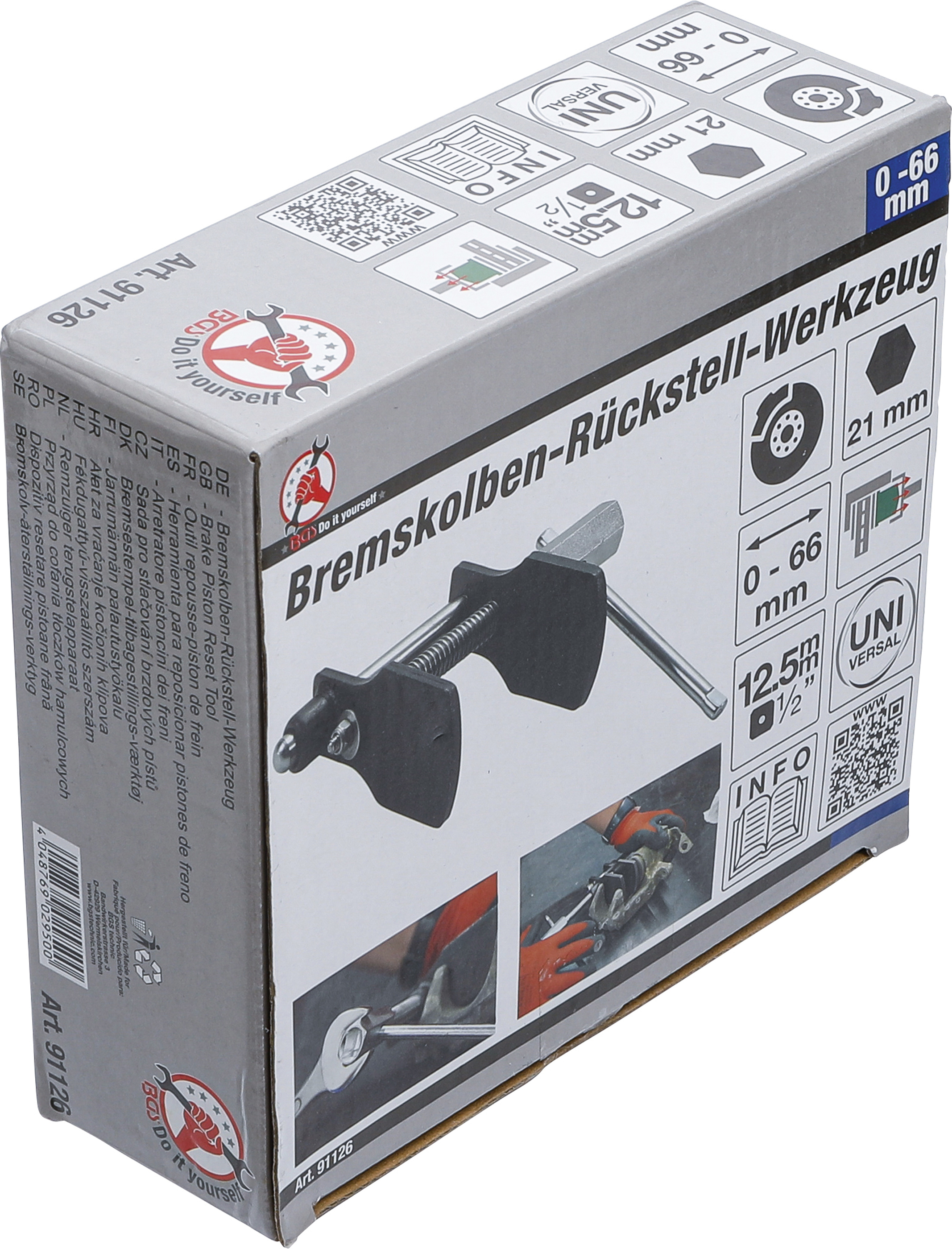 BGS Bremskolben-Rückstell-Werkzeug | universal | 0 - 66 mm