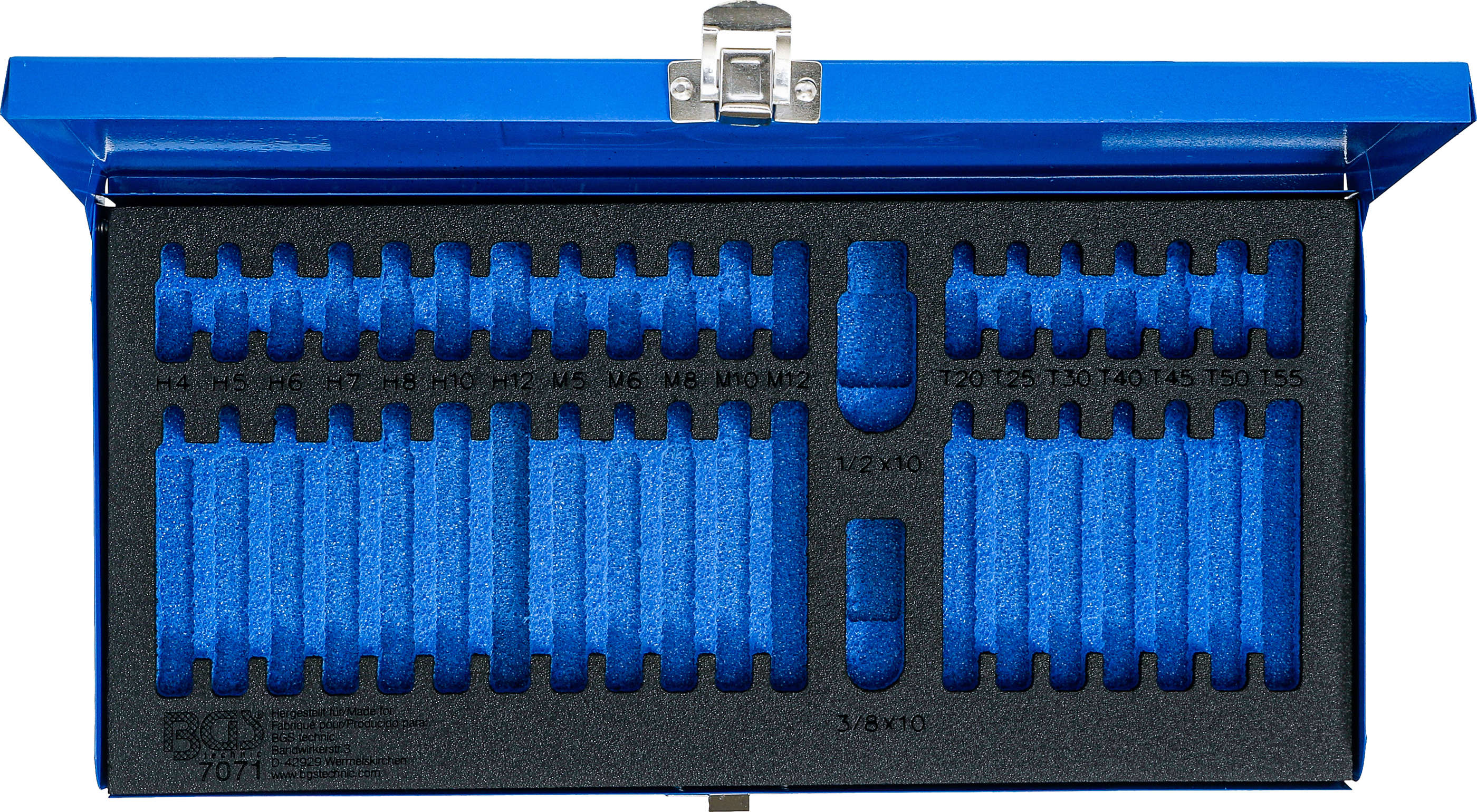 BGS Metall-Leerkassette für Art. 7071