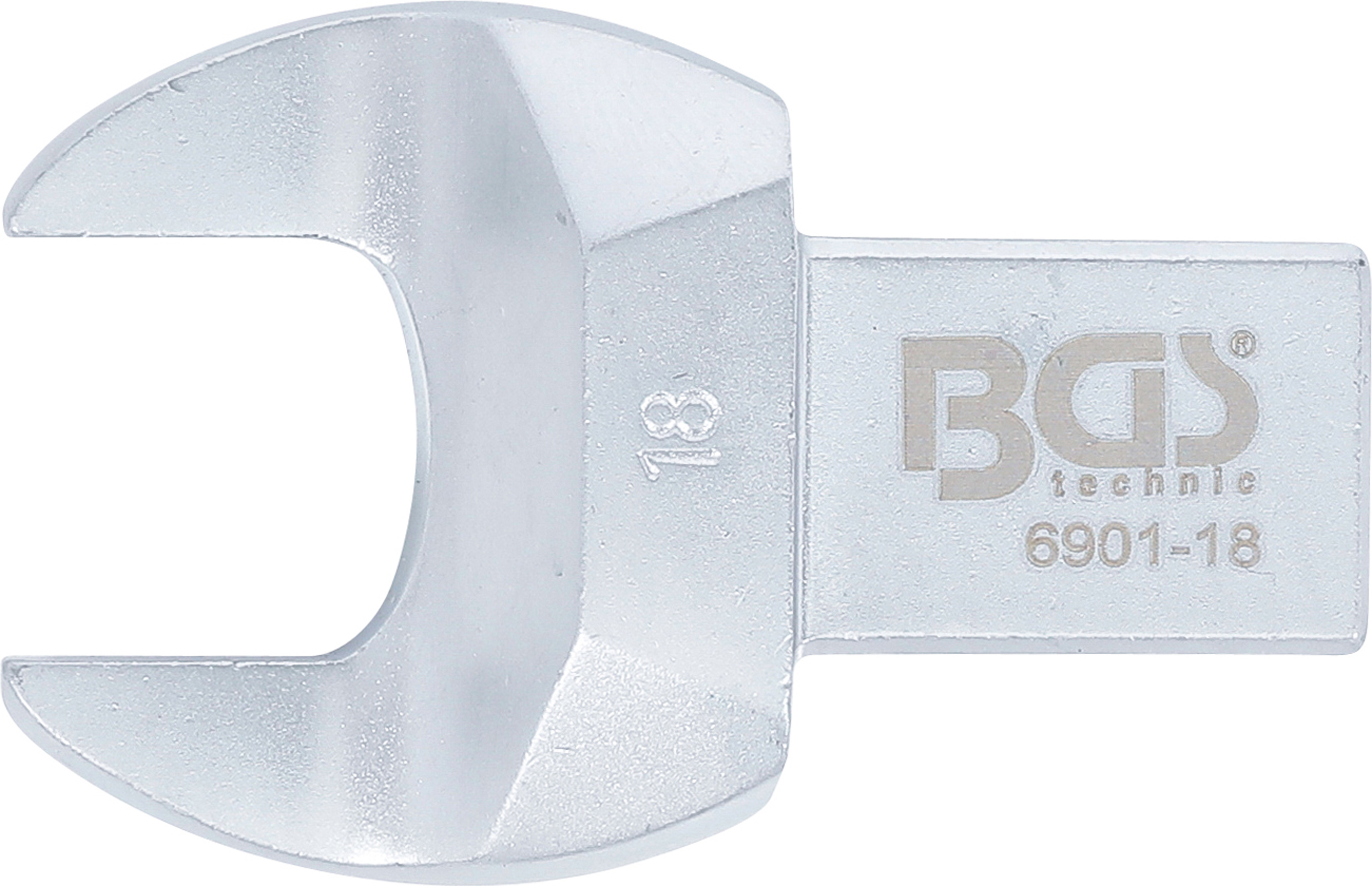 BGS Einsteck-Maulschlüssel | 18 mm | Aufnahme 14 x 18 mm BGS Einsteck-Maulschlüssel | 18 mm | Aufnahme 14 x 18 mm