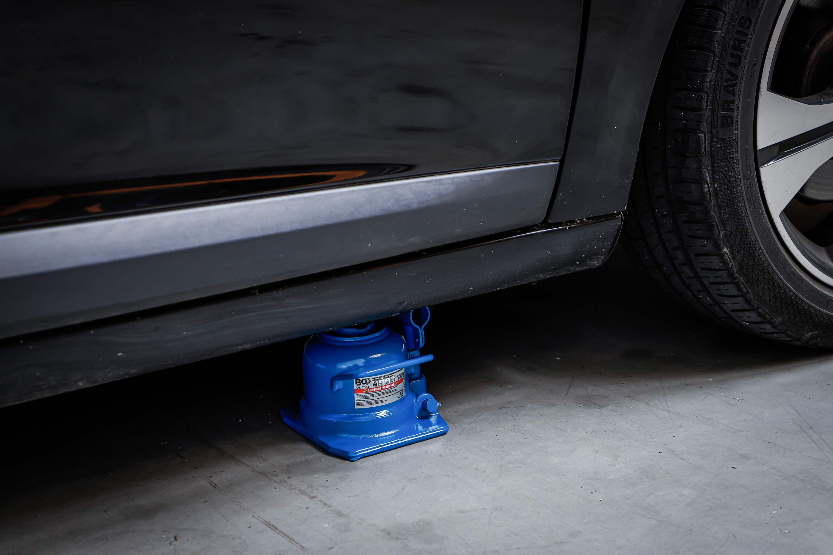 BGS Hydraulischer Flaschen-Wagenheber | extra flach | 10 t