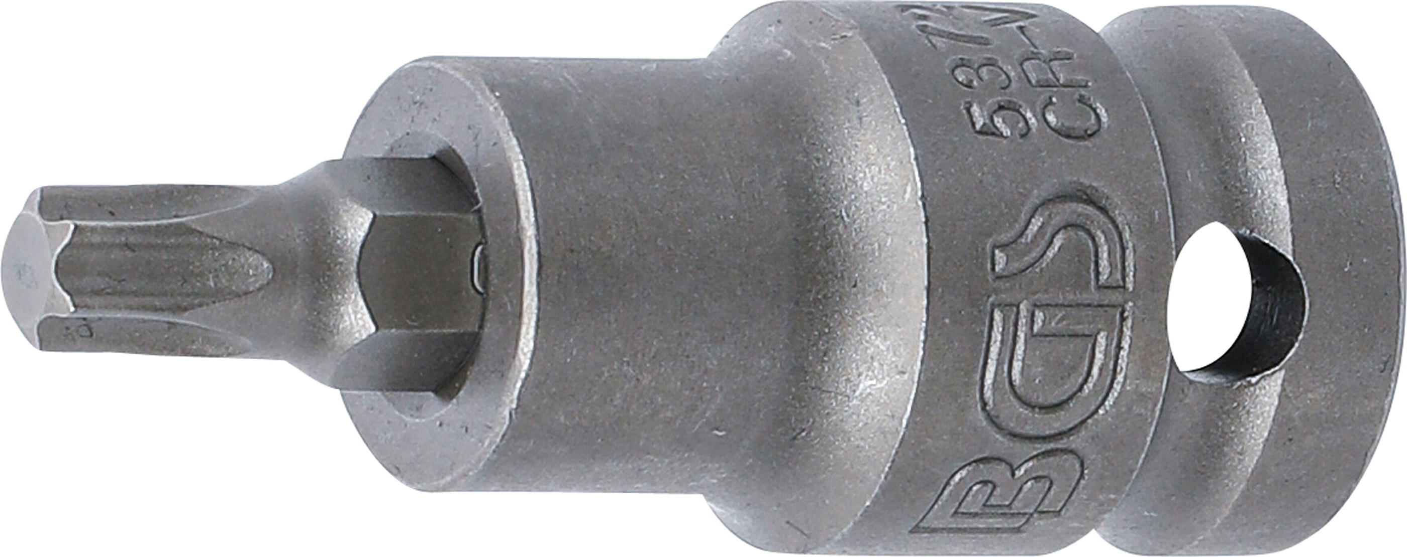 BGS Kraft-Bit-Einsatz | Länge 55 mm | Antrieb Innenvierkant 12,5 mm (1/2") | T-Profil (für Torx) T40