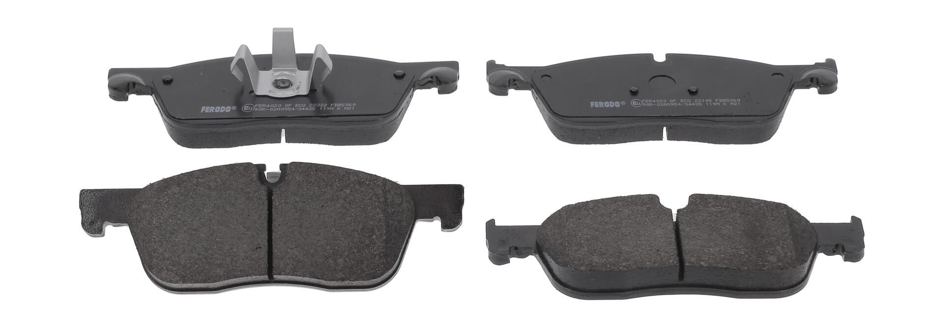 Bremsbelagsatz, Scheibenbremse