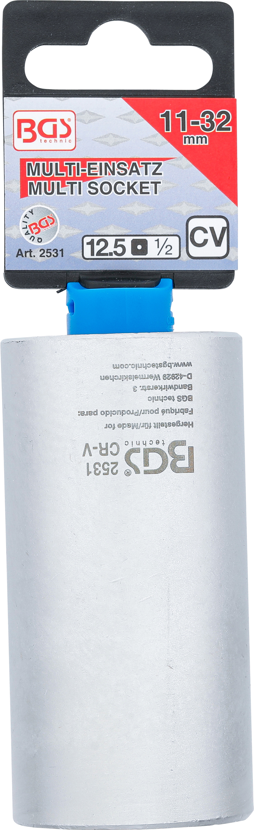 BGS Multi-Einsatz | Antrieb Innenvierkant 12,5 mm (1/2") | SW 11 - 32 mm