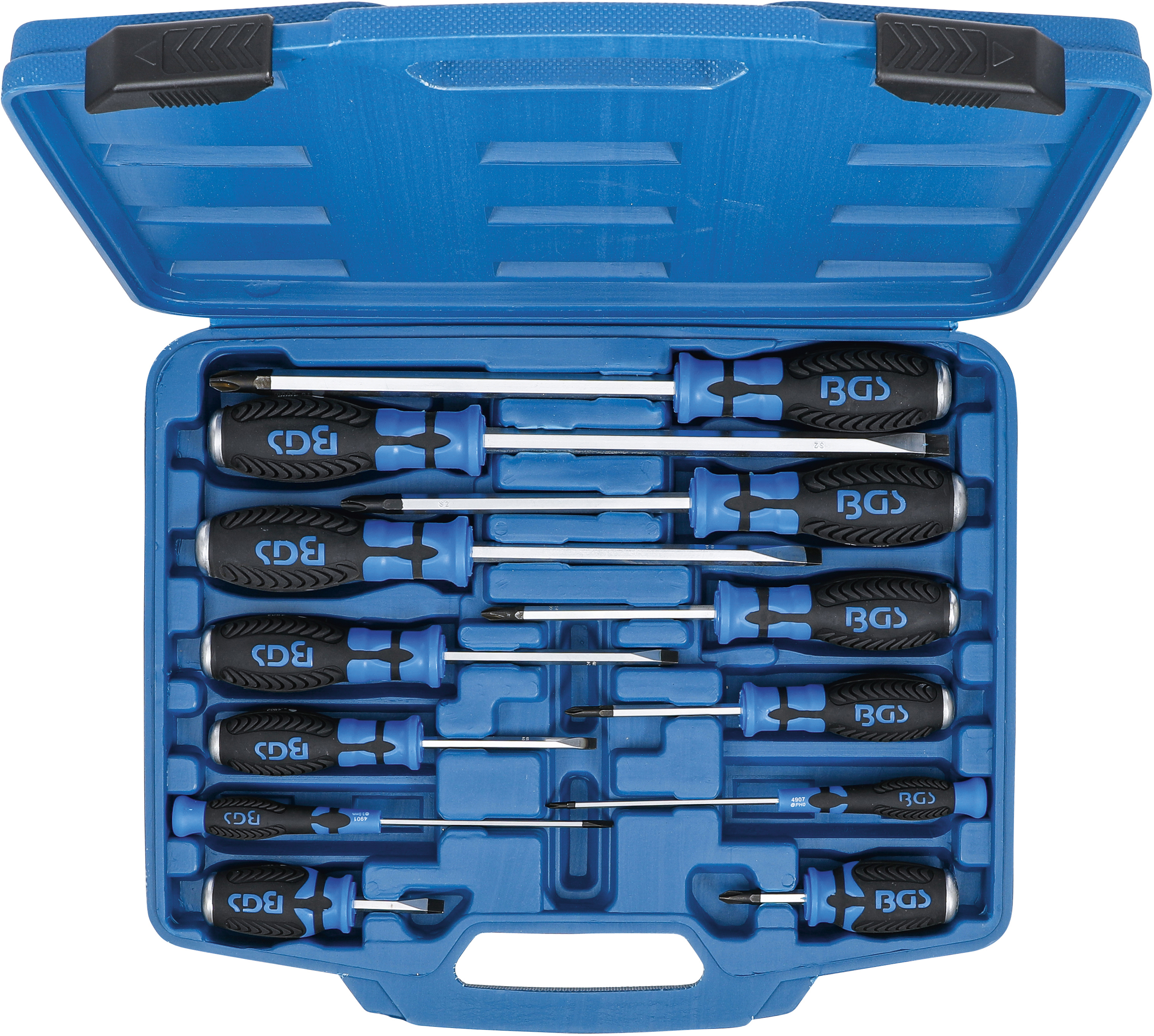 BGS Schraubendreher-Satz | mit 6,3 mm (1/4") Innenvierkant | 12-tlg.