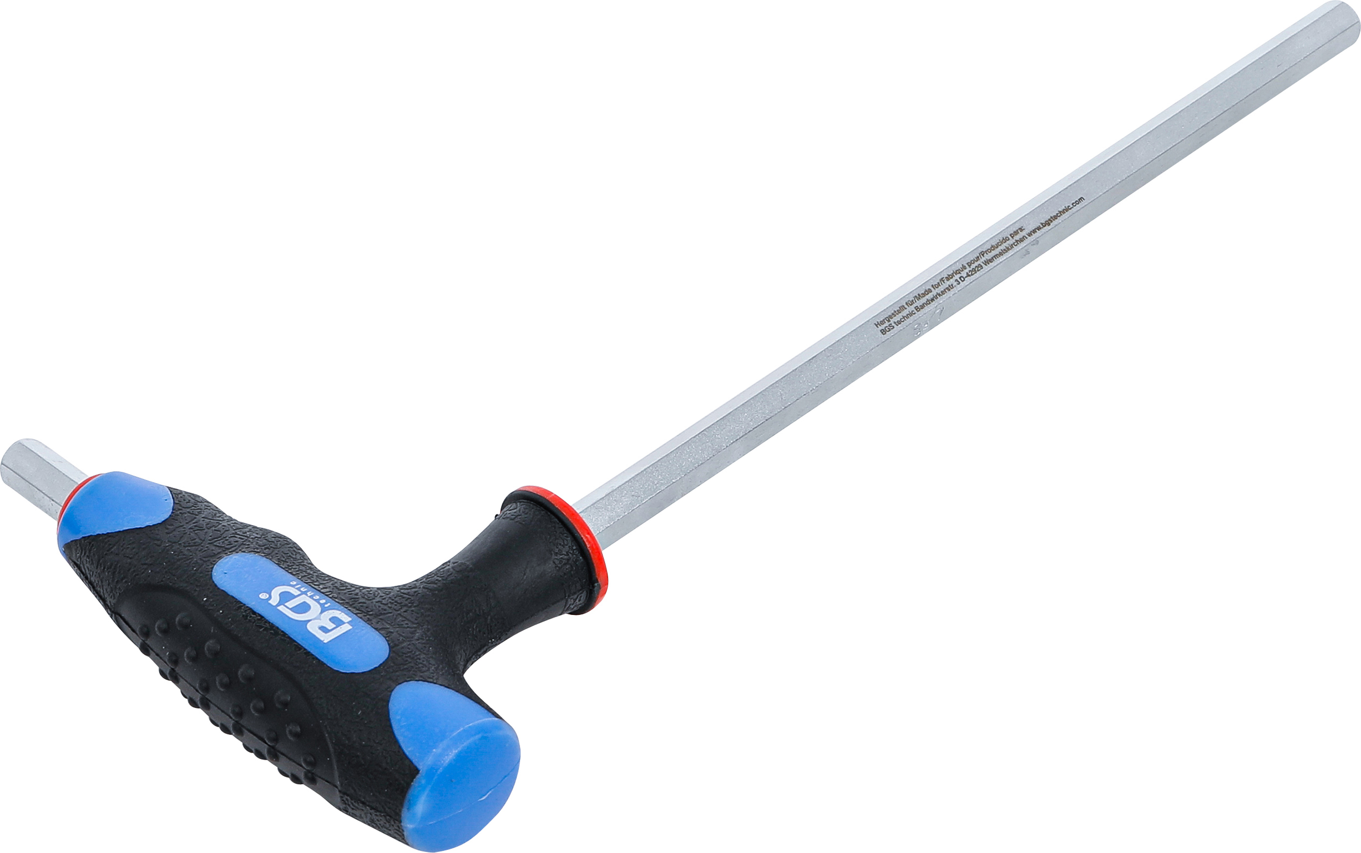 BGS Schraubendreher mit T-Griff und seitlicher Klinge | Innensechskant 7 mm