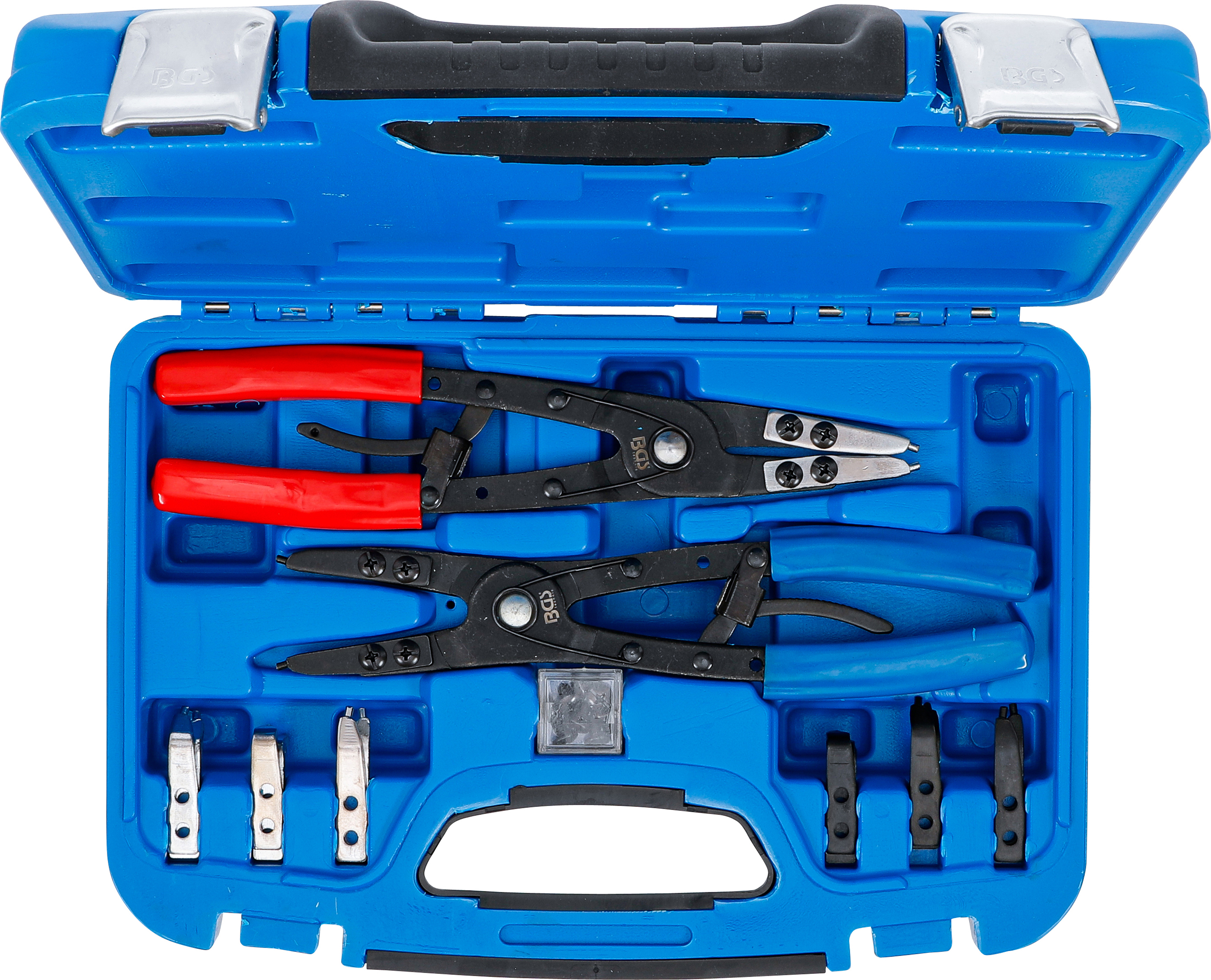 BGS Sprengringzangen-Satz | auswechselbare Spitzen | 10-tlg.