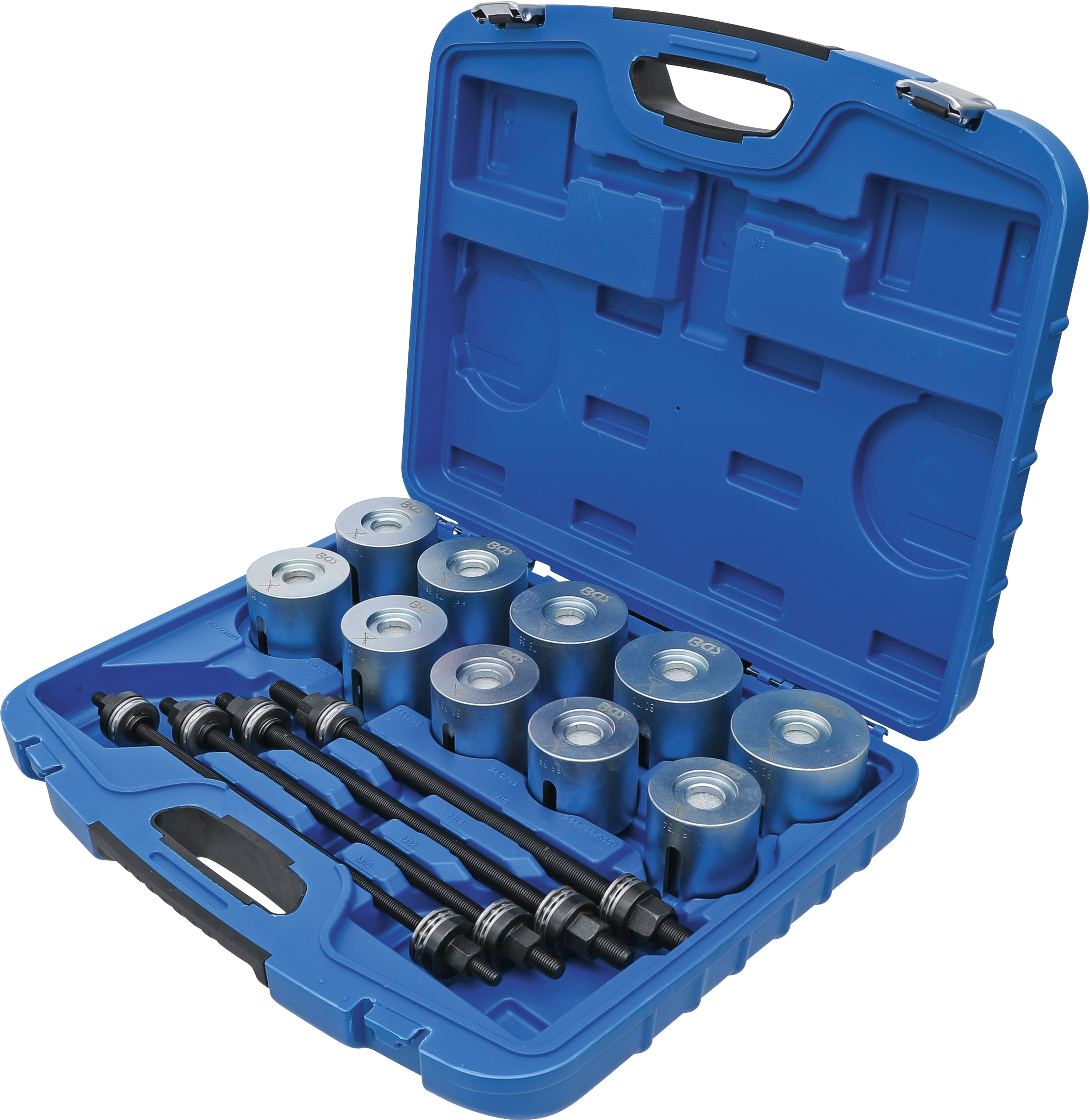 BGS Zug- und Druckhülsen-Satz | mit 4 Spindeln | 24-tlg.