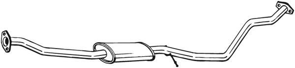 Mittelschalldämpfer