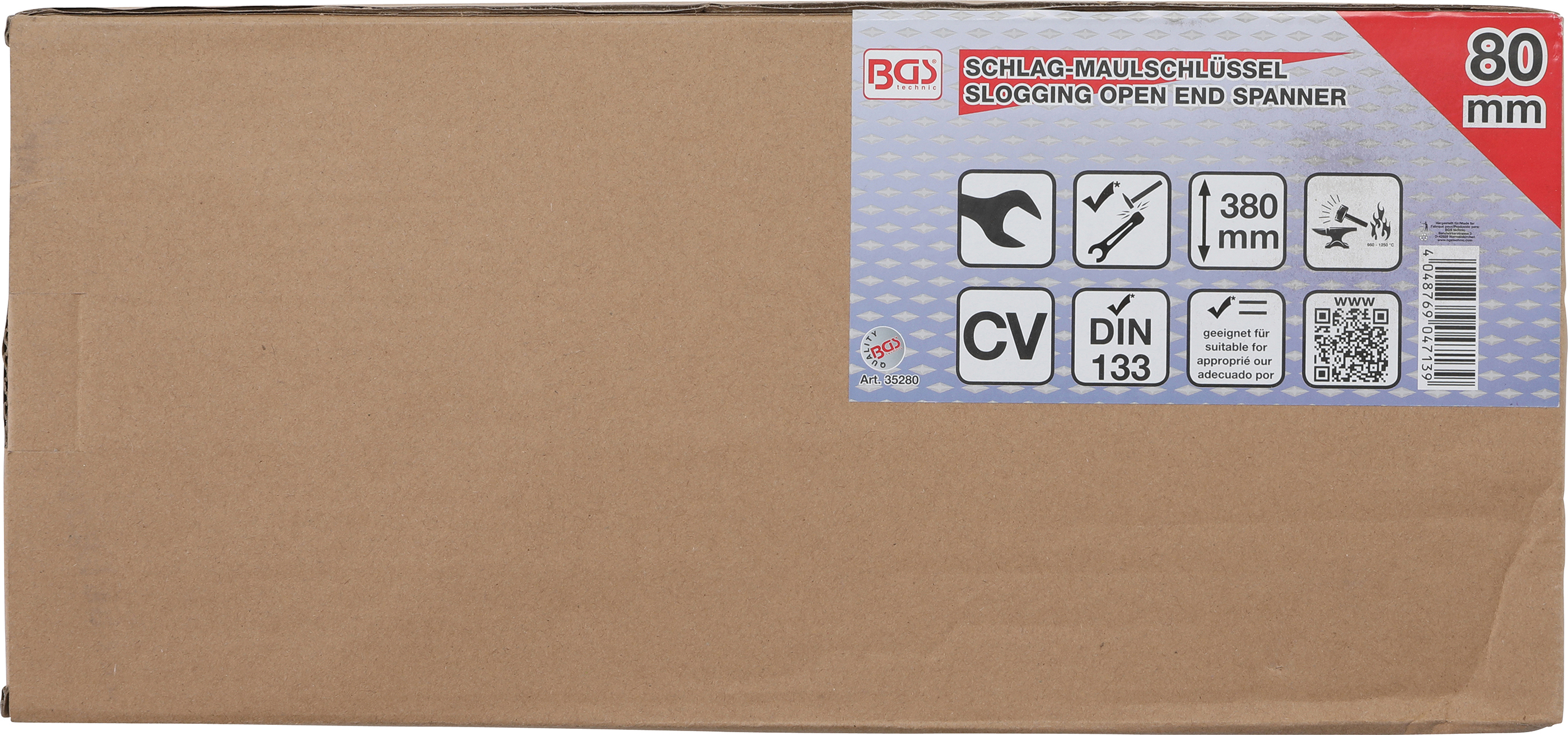 BGS Schlag-Maulschlüssel | SW 80 mm