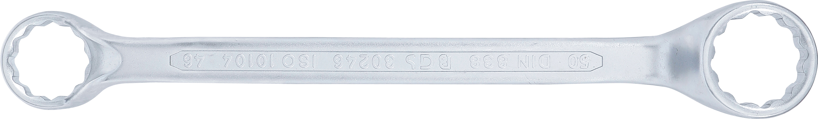 BGS Doppel-Ringschlüssel | tief gekröpft | SW 46 x 50 mm