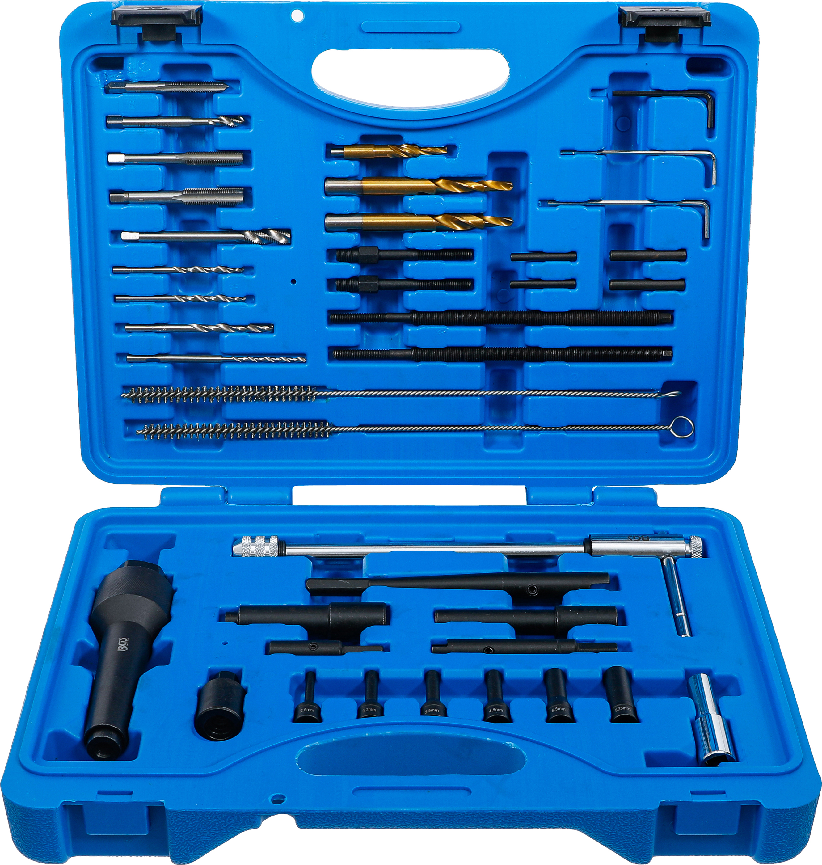 BGS Glühkerzen-Ausbau und Gewinde-Reparatur-Satz | M8, M10 | 41-tlg.