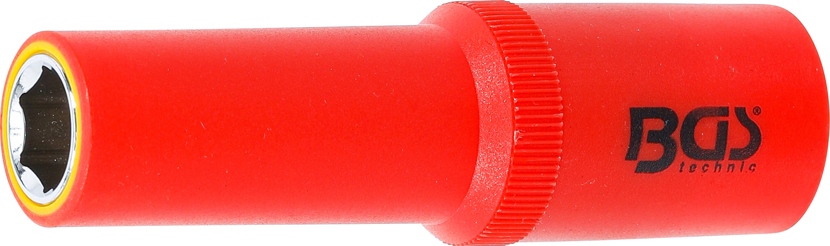 BGS VDE-Steckschlüssel-Einsatz Sechskant | Antrieb Innenvierkant 12,5 mm (1/2") | SW 12 mm