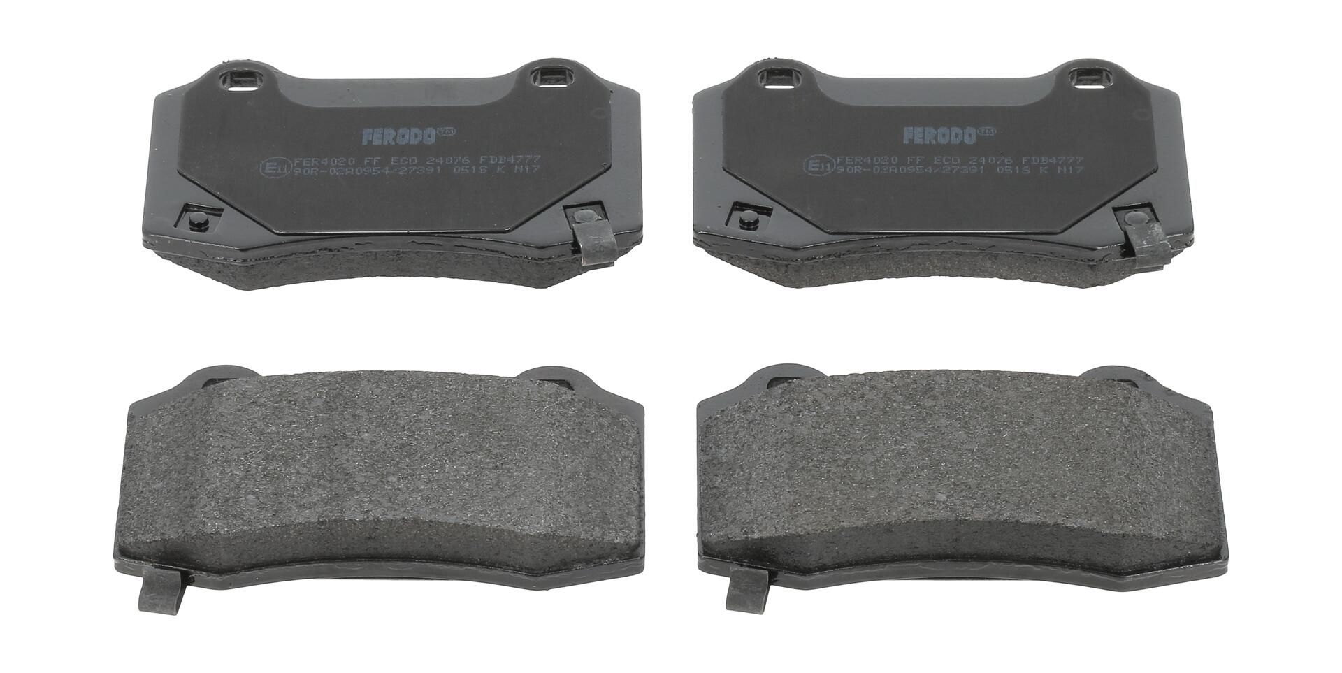 Bremsbelagsatz, Scheibenbremse