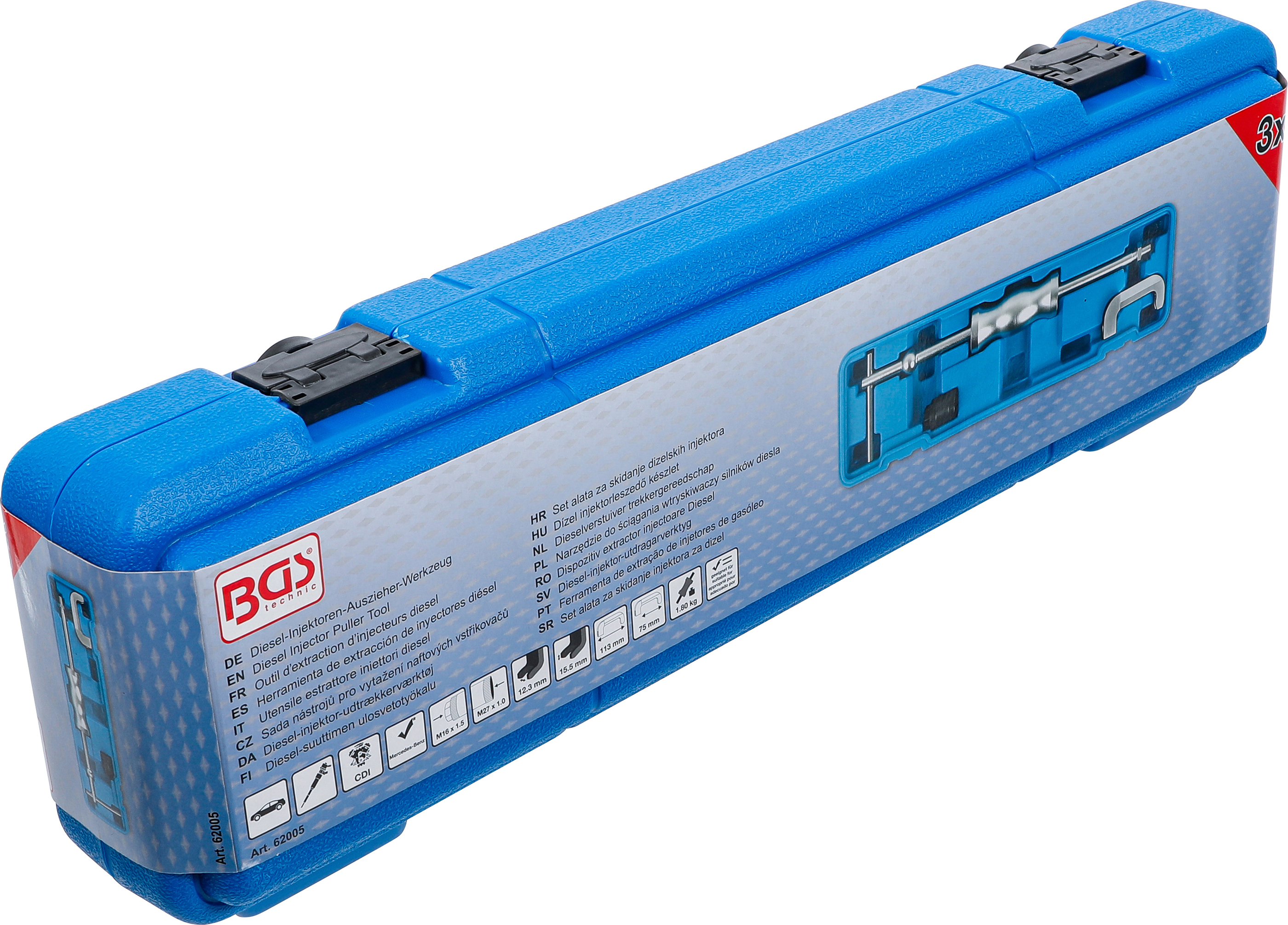 BGS Diesel-Injektoren-Auszieher-Werkzeug | 3-tlg.