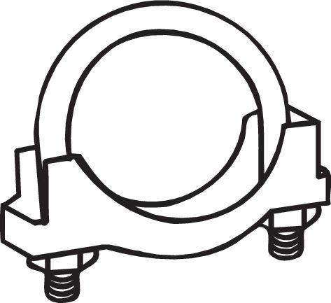 Klemmstück, Abgasanlage