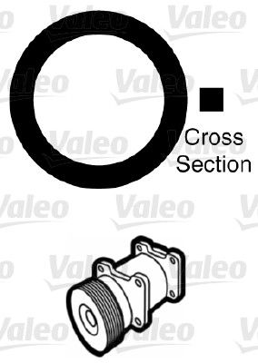 Dichtung, Kühlmittelrohrleitung