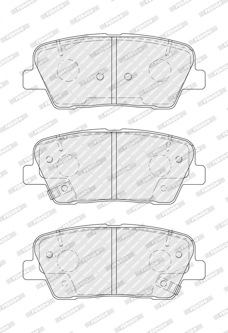 Bremsbelagsatz, Scheibenbremse