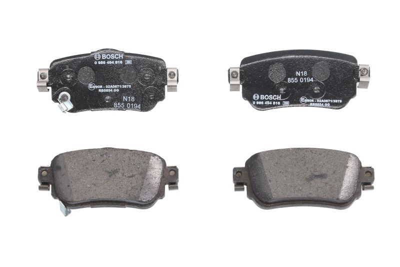 BOSCH Bremsbelagsatz Bremsbeläge 0 986 494 816