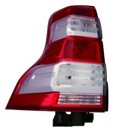 Lampe hinten L (LED, blinkerfarbe weiß, glasfarbe rot/weiß, rückfahrlicht) passt zu: TOYOTA LAND CRUISER PRADO J15 08.13-