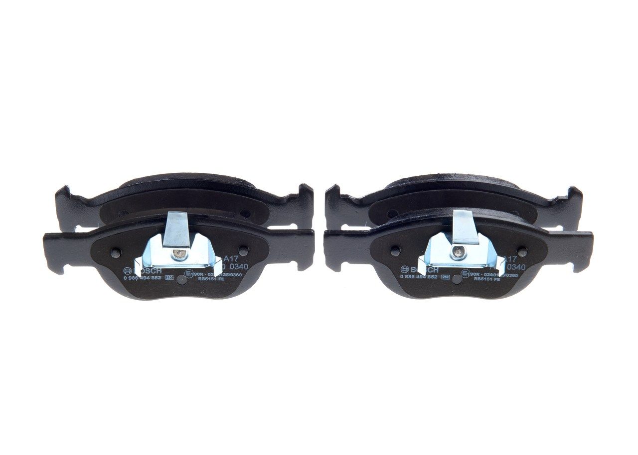 Bremsbelagsatz, Scheibenbremse