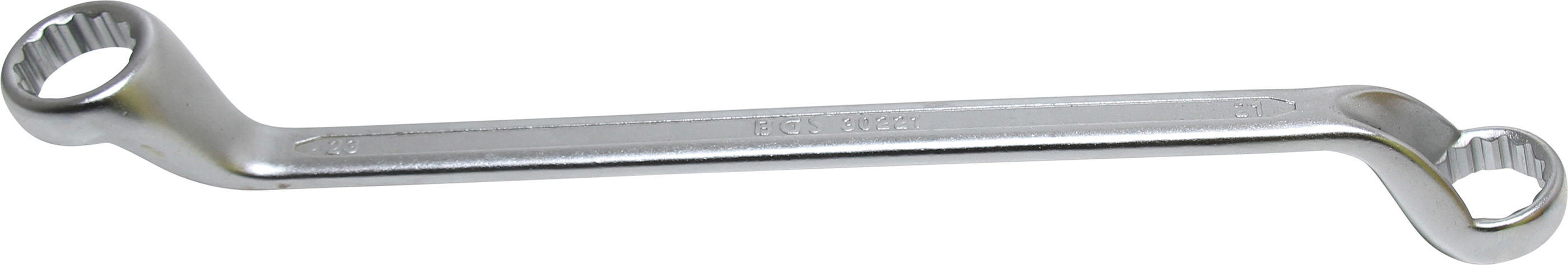 BGS Doppel-Ringschlüssel | tief gekröpft | SW 21 x 23 mm