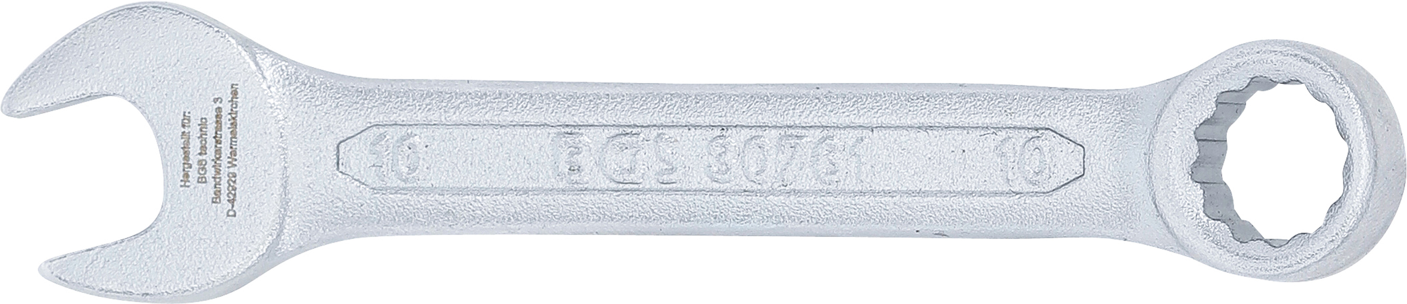 BGS Maul-Ringschlüssel, extra kurz | SW 10 mm