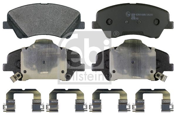 Bremsbelagsatz, Scheibenbremse “FEBI BILSTEIN 132,7 mm, 58,1 mm, ECE R90 Approved ”