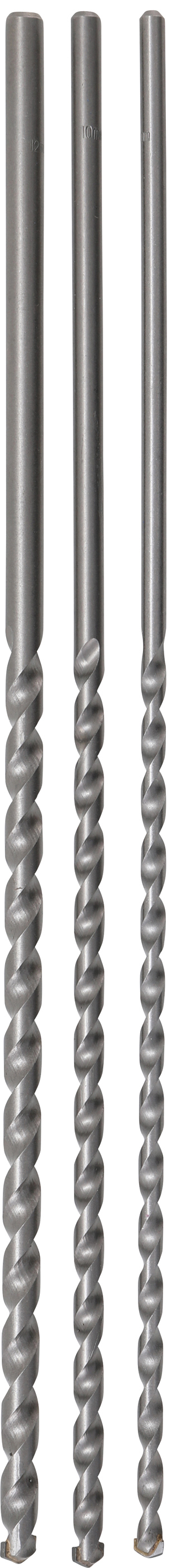 BGS Mauer-Durchbruch-Bohrer-Satz | 8 / 10 / 12 mm | 3-tlg.