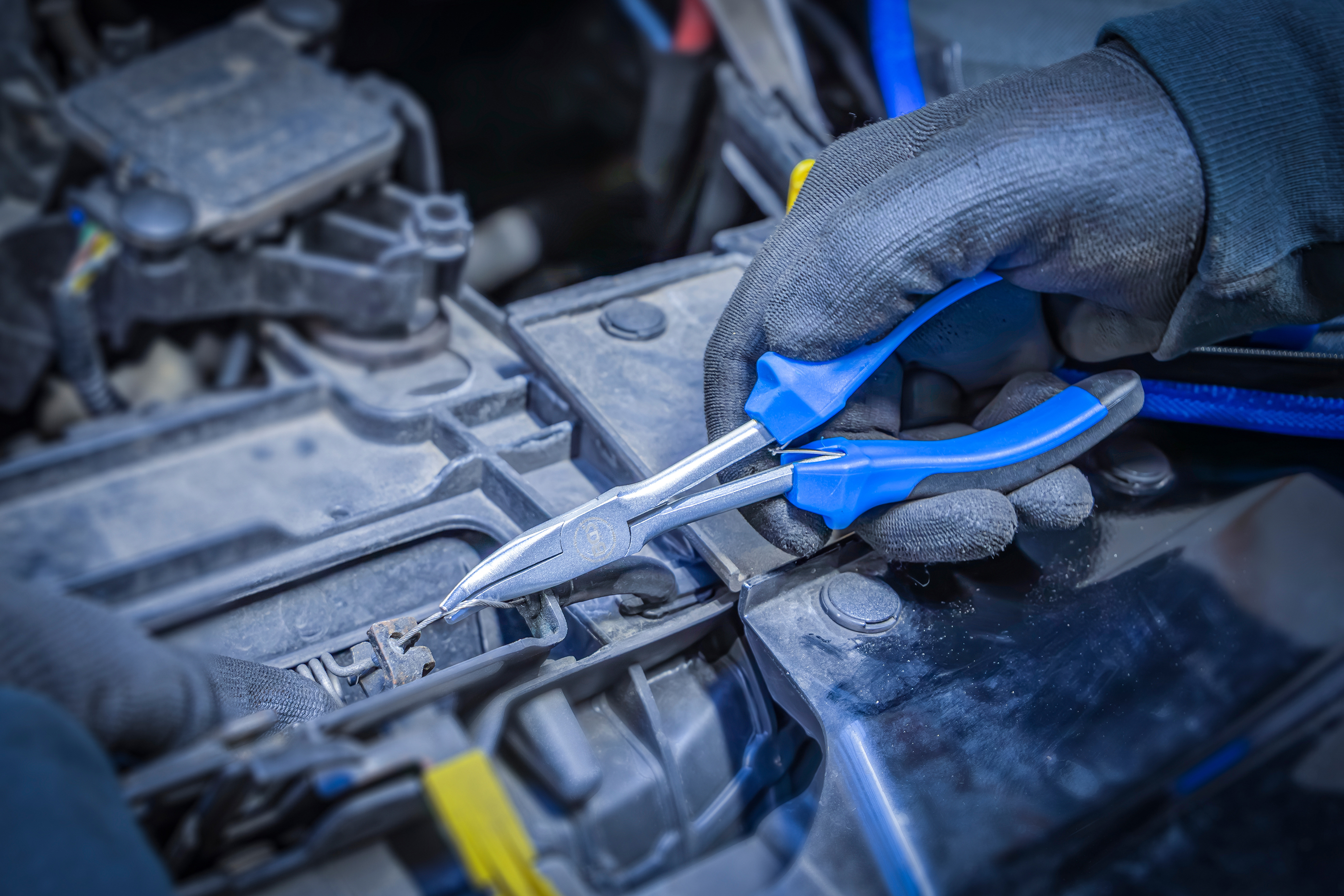 BGS Elektronik-Zangen-Satz | extra lang | 4-tlg.