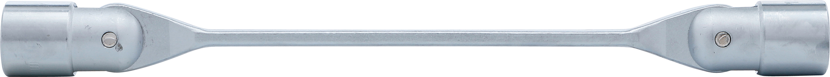 BGS Doppel-Ringschlüssel-Satz mit flexiblen Köpfen | 6-tlg.