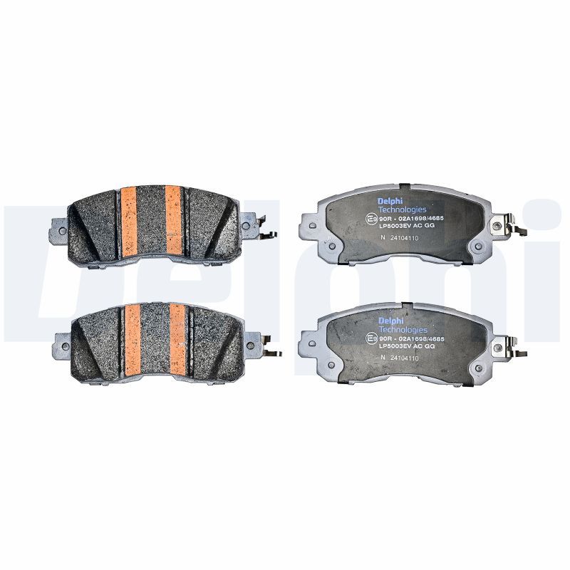 Bremsbelagsatz, Scheibenbremse