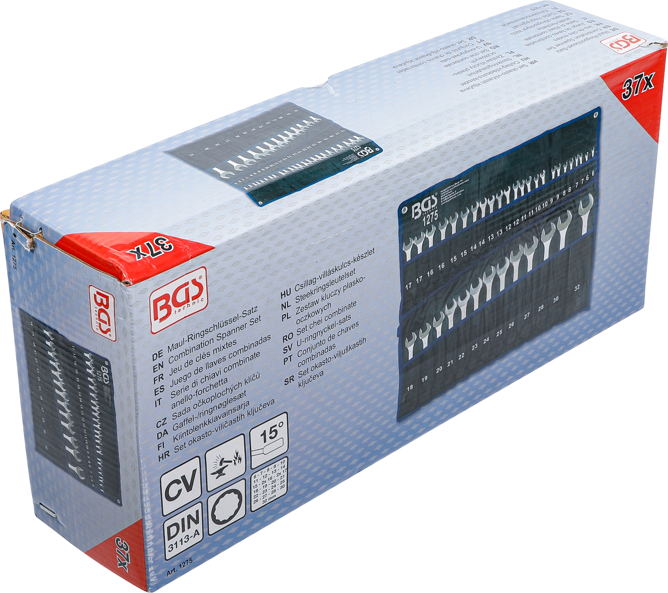 BGS Maul-Ringschlüssel-Satz | SW 6 - 32 mm | 37-tlg.