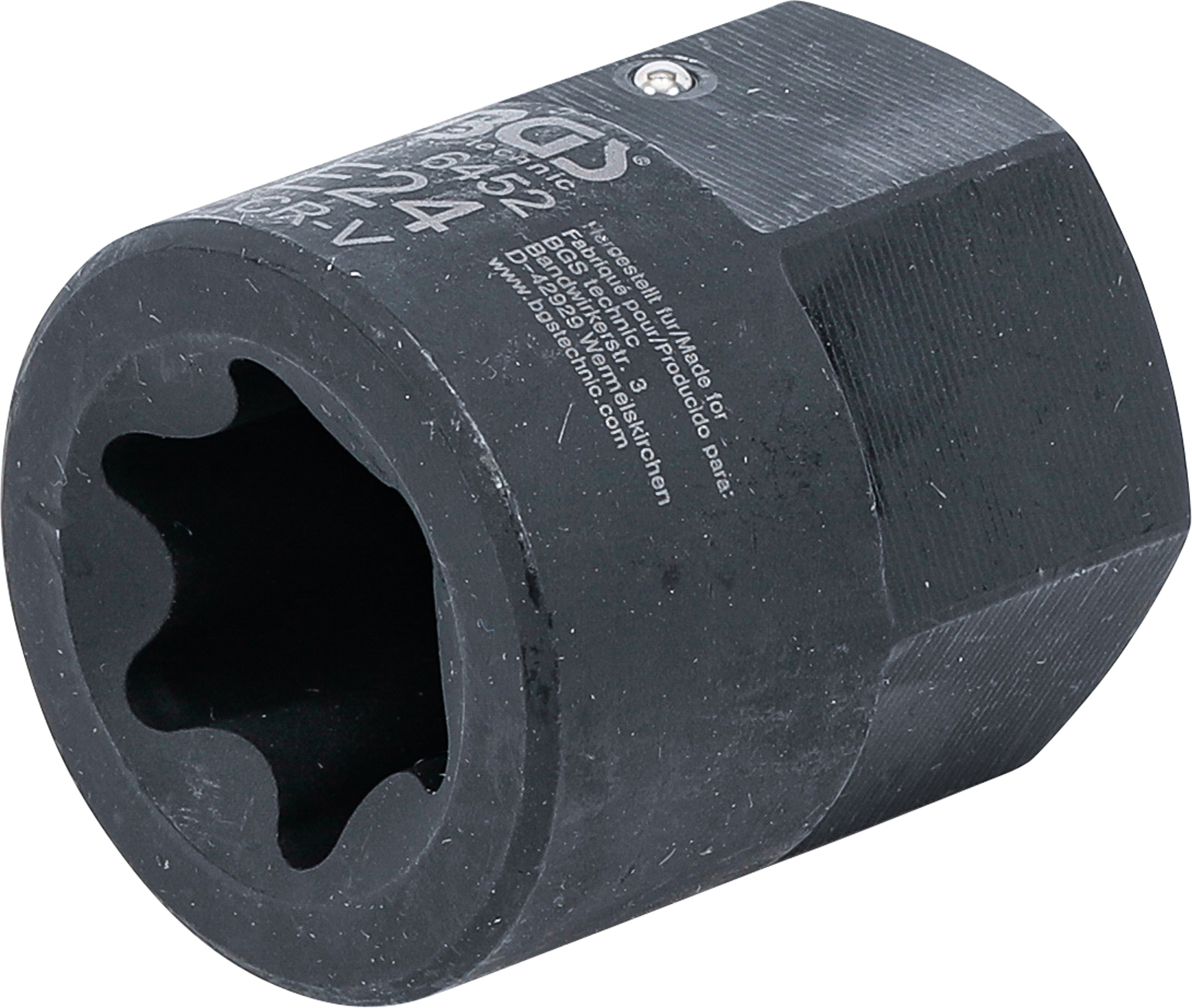 BGS Bremssattel-Einsatz | E-Profil (für Torx) | für MAN TGA | Antrieb Außensechskant 30 mm | SW E24