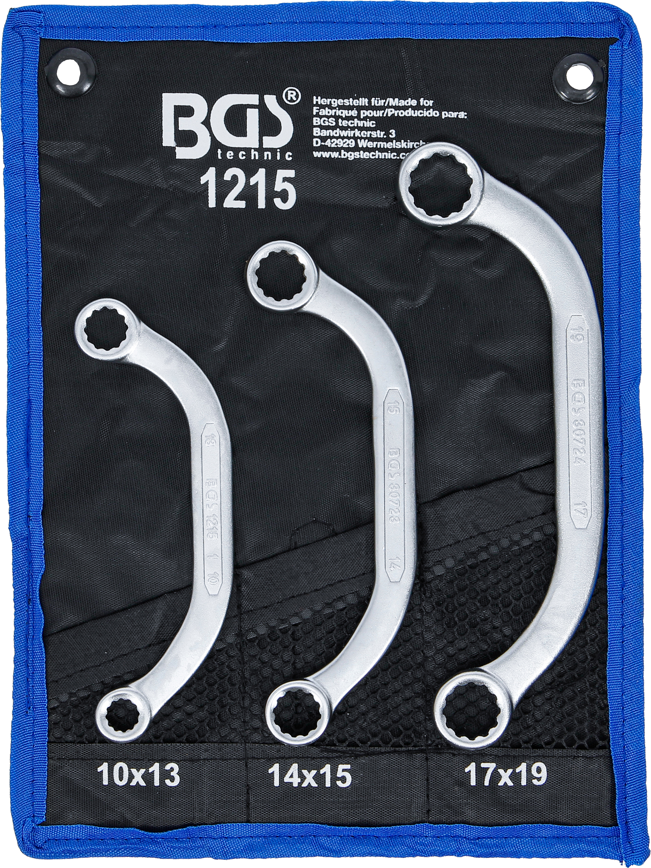 BGS Starter- und Blockschlüssel-Satz | SW 10 x 13 - 17 x 19 mm | 3-tlg.