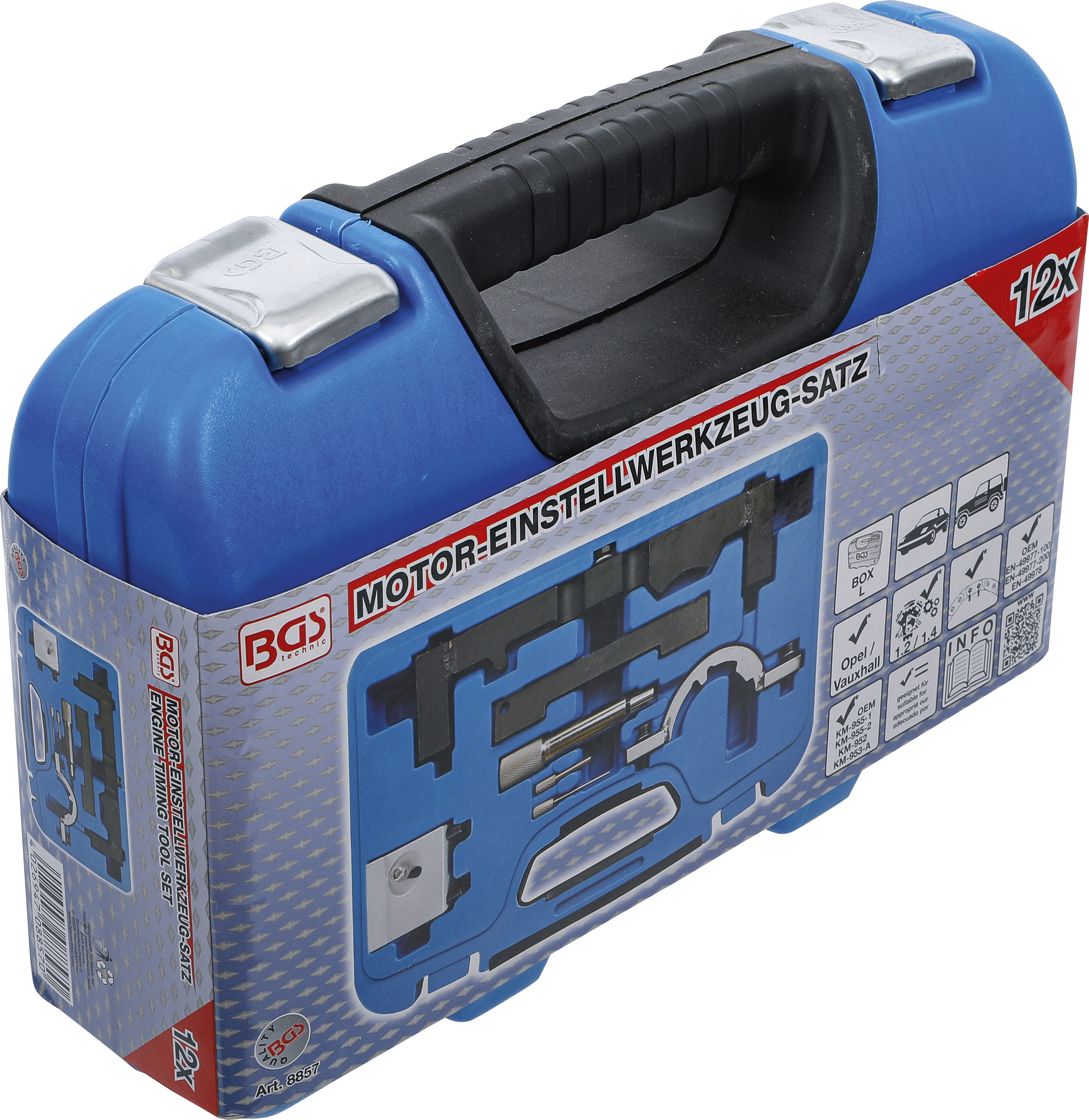 BGS Motor-Einstellwerkzeug-Satz | für Opel 1.2, 1.4