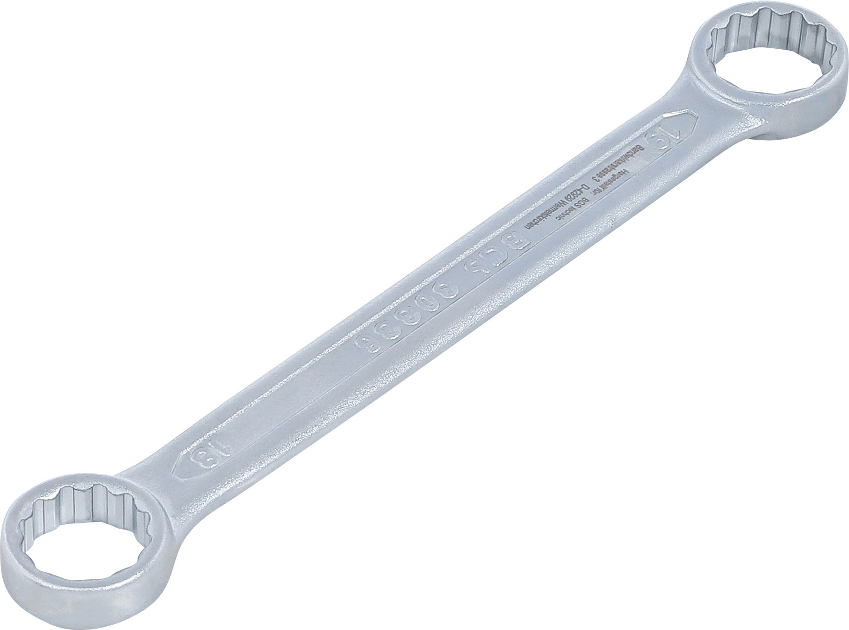 BGS Doppel-Ringschlüssel | extra flach | SW 18 x 19 mm